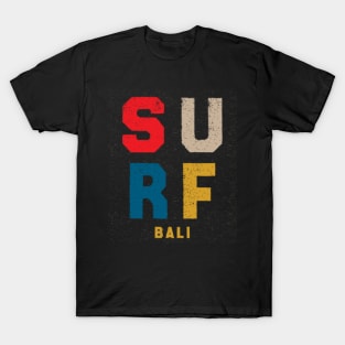 Bali Beach Surfing Indonesia Island Kuta Ubud Gift T-Shirt